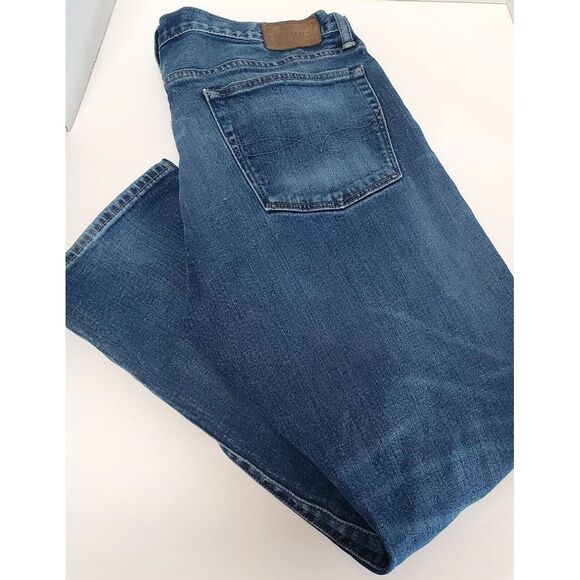 VTG Jeans Polo Ralph Lauren The Classic 36x30 Button & Zip Medium Wash Denim - Picture 1 of 11